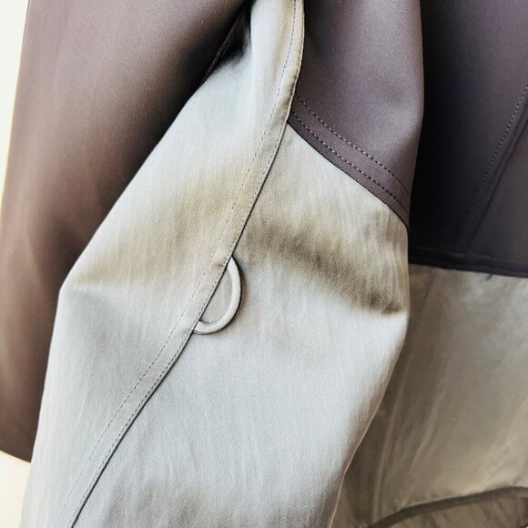 ❤️ KarolinazMarlak New York Reversible Drape collar jacket,Sage Gray/black , Siz - Picture 7 of 10